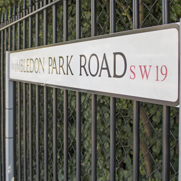 Wimbledon Park Road Sign
