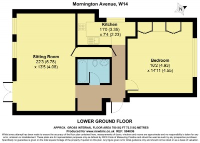 Floorplans For Mornington Avenue, London