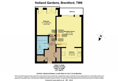 Floorplans For Holland Gardens, Brentford