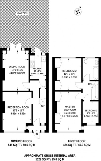 Floorplans For Falkland Park Avenue, London