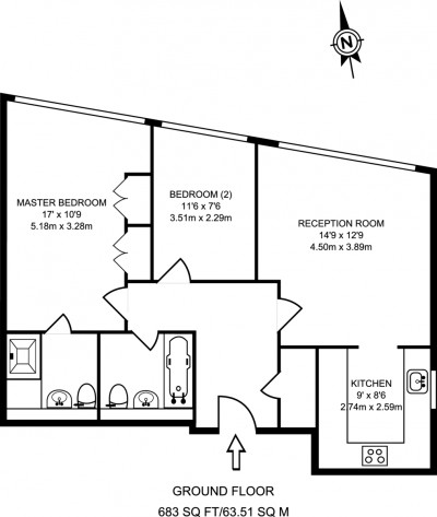 Floorplans For The Bittoms, Kingston Upon Thames