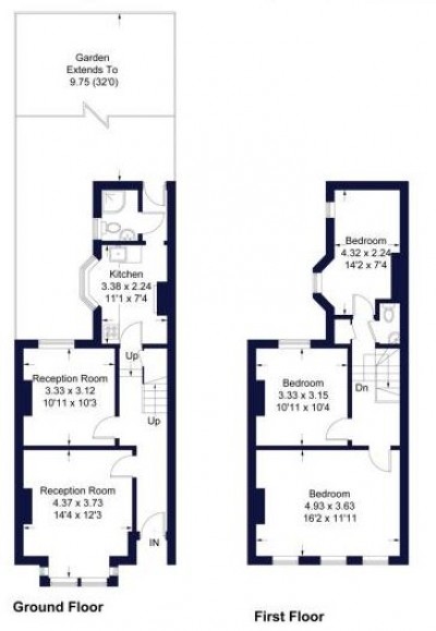 Floorplans For Balvernie Grove, London