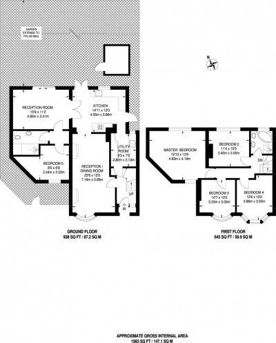 Floorplans For Woodlands Avenue, Worcester Park