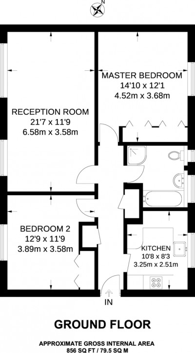 Floorplans For Uxbridge Road, Kingston Upon Thames