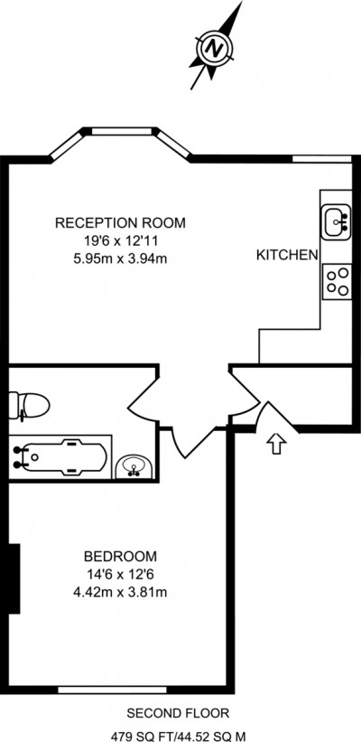 Floorplans For Uxbridge Road, Kingston Upon Thames