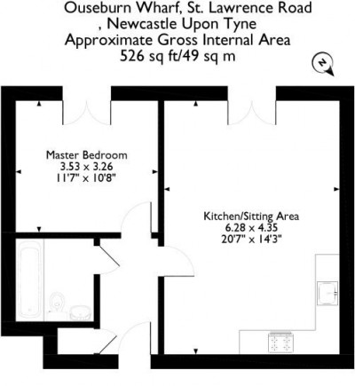 Floorplans For St. Lawrence Road, Newcastle Upon Tyne
