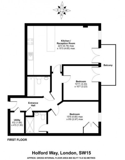 Floorplans For Holford Way, London