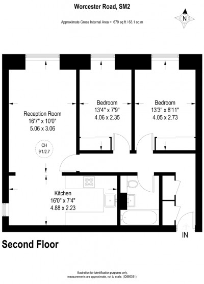 Floorplans For Worcester Road, Sutton