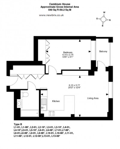 Floorplans For Palace Arts Way, Wembley