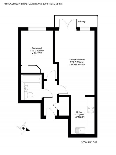 Floorplans For Seven Kings Way, Kingston Upon Thames