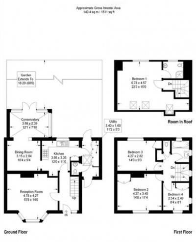 Floorplans For Whatley Avenue, London