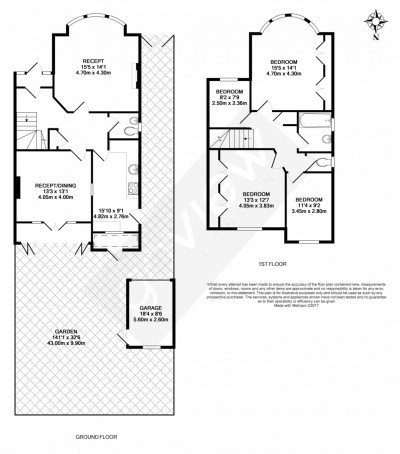 Floorplans For Cleveland Road, London