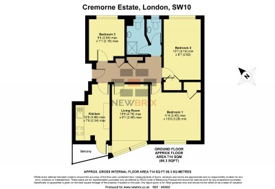 Floorplans For Cremorne Estate, London