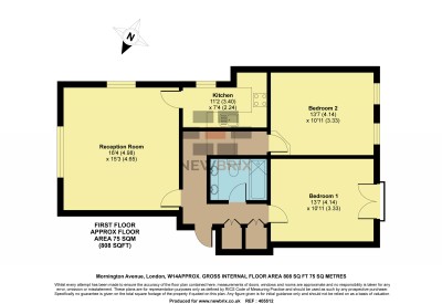 Floorplans For Mornington Avenue, London