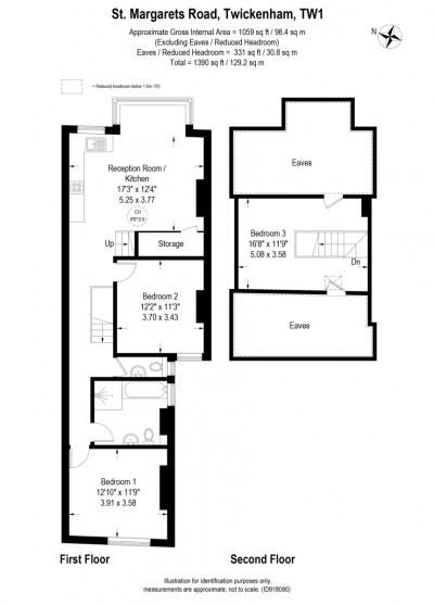 Floorplans For St. Margarets Road, Twickenham