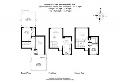 Floorplans For Barrow Hill Close, Worcester Park