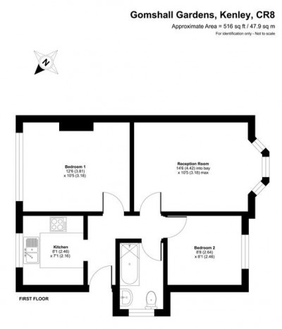 Floorplans For Gomshall Gardens, Kenley